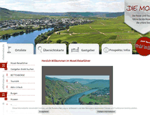 Tablet Screenshot of mosel-reisefuehrer.de